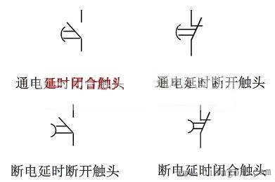时间继电器电气符号_时间继电器文字符号_ 时间继电器图形符号_时间继电器符号说明