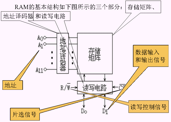 RAM的基本结构