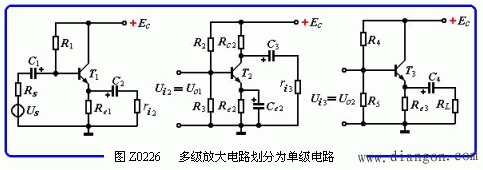 多级放大电路的分析方法