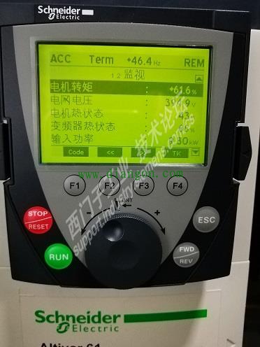 施耐德变频器报温度高故障处理案例分享