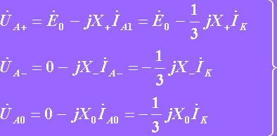 发电机不对称短路分析