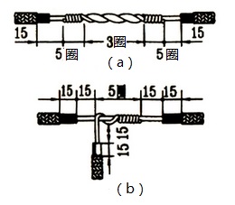单股铜芯线接法图解