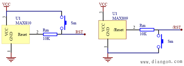 常见复位电路原理图