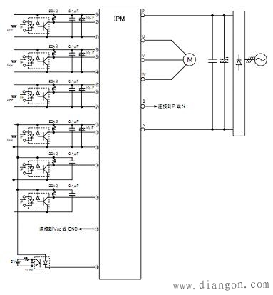 测量变频器IPM模块好坏的简易方法 测量变频器IPM模块好坏的简易方法