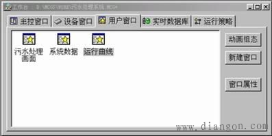 MCGS组态软件的用户窗口 MCGS组态软件的用户窗口