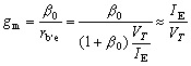 BJT的高频小信号模型的参数的获取