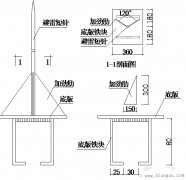 避雷针安装示意图