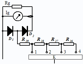 模拟式万用表的结构与测量原理 模拟式万用表的结构与测量原理