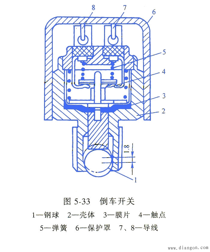 倒车信号装置 倒车信号装置