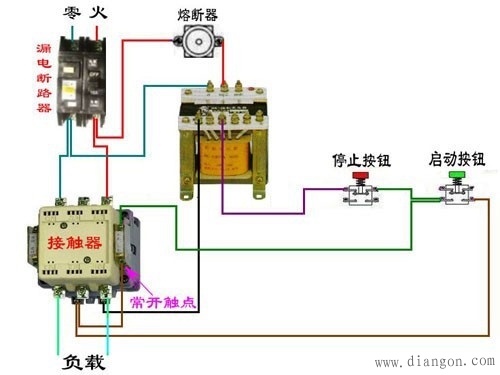 急停按钮接线_急停开关接线图