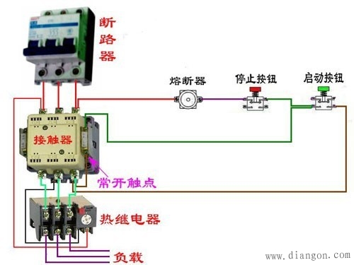 急停按钮接线_急停开关接线图