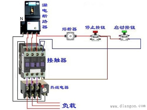 急停按钮接线_急停开关接线图