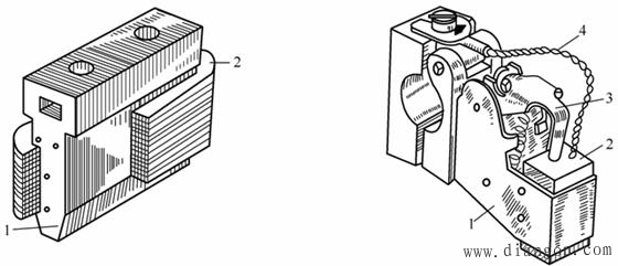 直流电机纵向剖视图