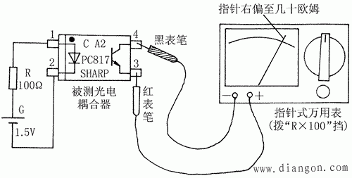 光电耦合器检测方法