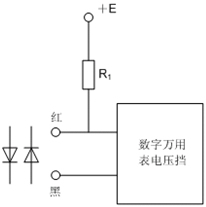 用万用表测量二极管方法