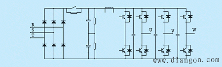变频器有故障代码显示的故障 变频器有故障代码显示的故障