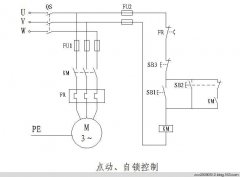 三菱PLC点动 自锁控制编程实例