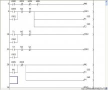 三菱PLC顺序启动、顺序停止控制程序编程实例