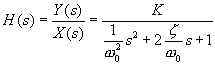 一阶和二阶系统的数学模型
