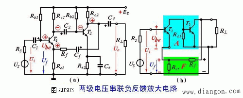 电压串联负反馈放大电路