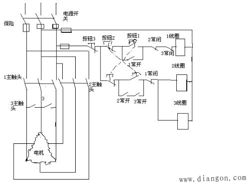 双速异步电动机控制线路的工作原理 双速异步电动机控制线路的工作原理