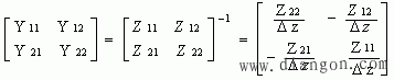 二端口网络的Y方程和Y参数