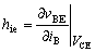BJT的H参数的引出