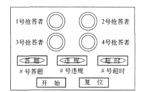 用触摸屏和PLC实现四人抢答器控制设计