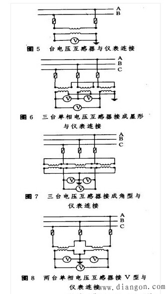 电流电压互感器接线方法图解 电流电压互感器接线方法图解