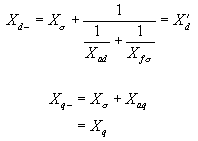 同步发电机不对称稳定运行时的各相序电抗和等效电路 同步发电机不对称稳定运行时的各相序电抗和等效电路