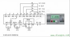西门子v20变频器怎样实现端子增速、减速？