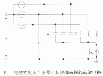 电压互感器铁磁谐振的发生原因及防范措施 电压互感器铁磁谐振的发生原因及防范措施