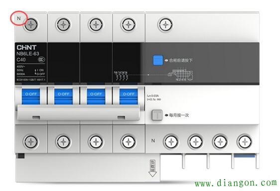 三相四线漏电保护器怎么接线图解_三相四线漏电保护器接线图