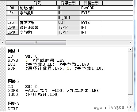 用间接寻址减少S7-200和200SMART子程序输入输出的参数