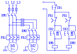 三相异步电动机的顺序启动控制原理图解