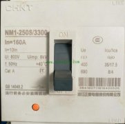 塑壳断路器铭牌上的参数