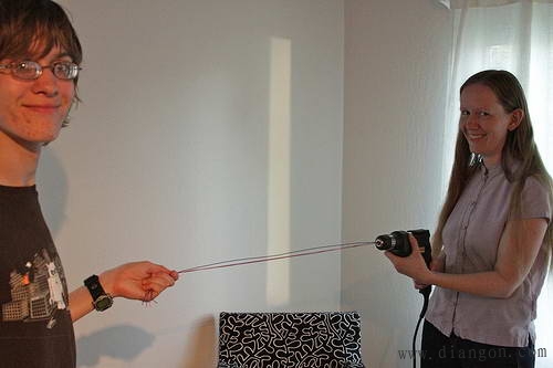 制作绞线的小技巧