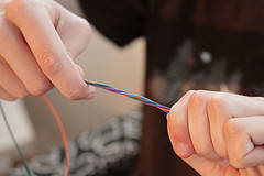 制作绞线的小技巧