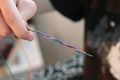 制作绞线的小技巧