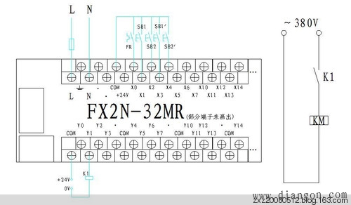三菱PLC两地控制与多地控制PLC程序编程实例