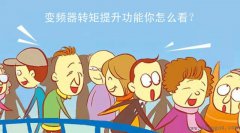 变频器转矩提升功能您怎么看?