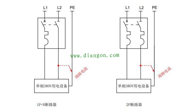 断路器1P2P3P4P是什么意思?有什么区别?1P N和2P的区别