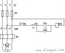 电动机全压启动原理图