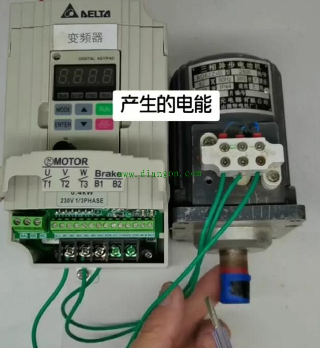 变频器上面的B1和B2端子有什么作用？