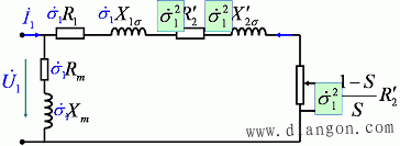 异步电动机等效电路