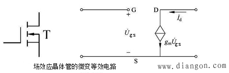 场效应晶体管的微变等效电路图