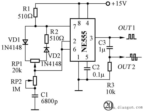 555时基集成电路NE555的识别与应用图解