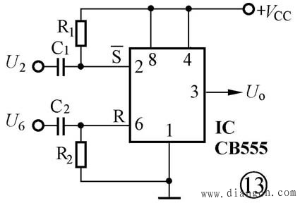 555时基集成电路NE555的识别与应用图解