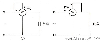 使用单相功率表测量单相交流电源功率方法