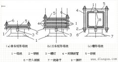 母线的固定及着色